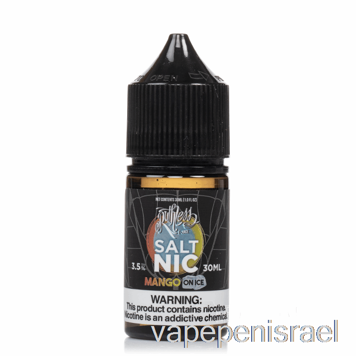 מנגו חד פעמי Vape Israel על קרח - מלחים חסרי רחמים - 30 מ"ל 35 מ"ג